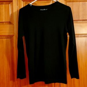Eddie Bauer long sleeve black shirt